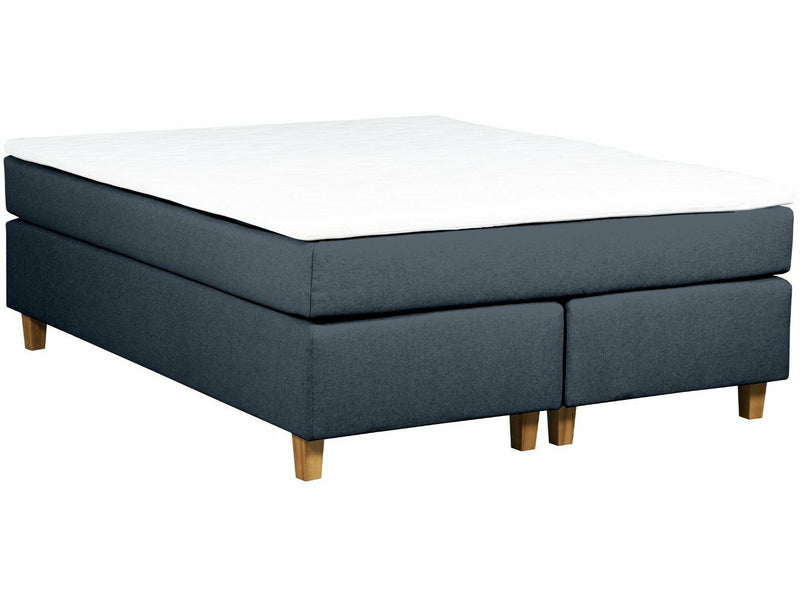 UINU Premium+ jenkkisänky vaaleanharmaa kangas 120 x 200 cm