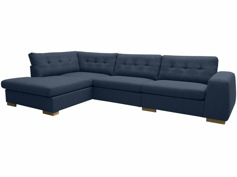 OLO Manhattan kulmasohva vasen beige kangas moderni muotoilu