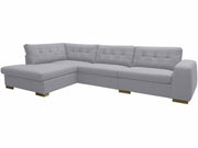 OLO Manhattan kulmasohva vasen beige kangas moderni muotoilu