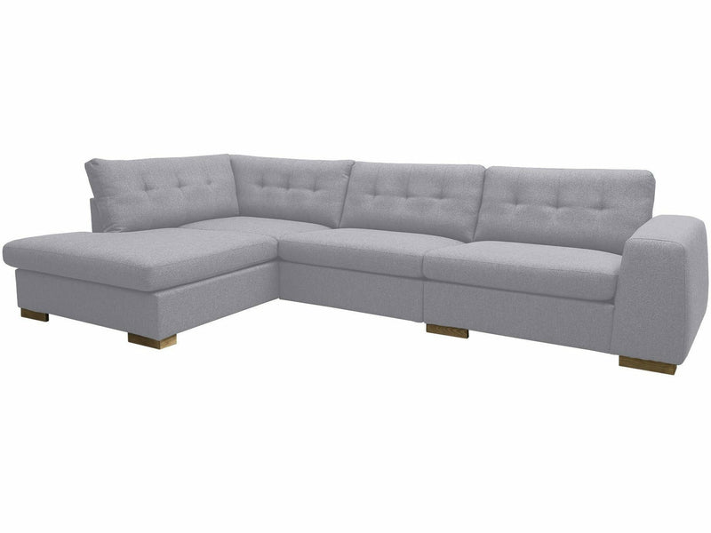 OLO Manhattan kulmasohva vasen beige kangas moderni muotoilu