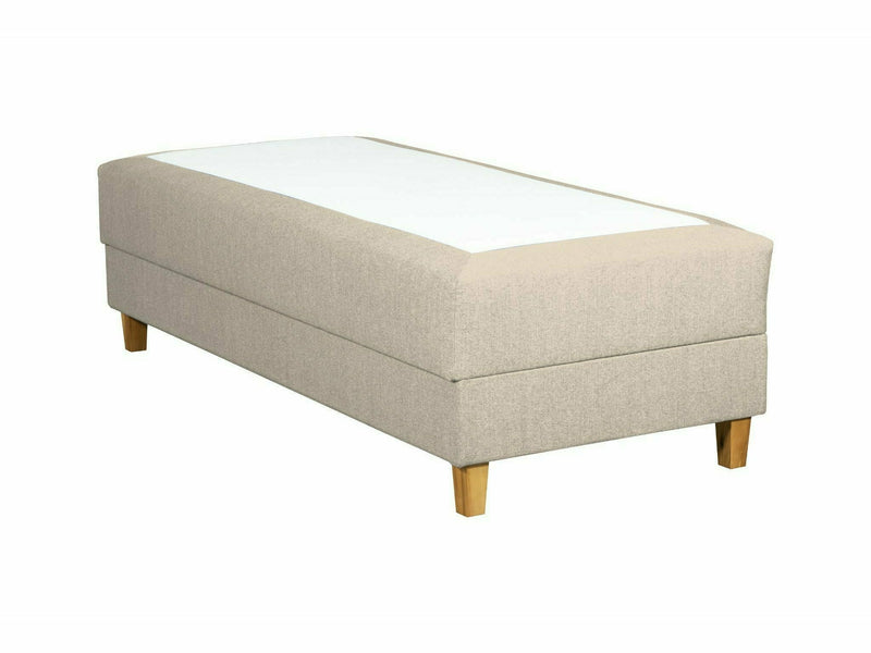 UINU Comfort runkopatja beige vuodevaatelaatikolla 80x200 cm