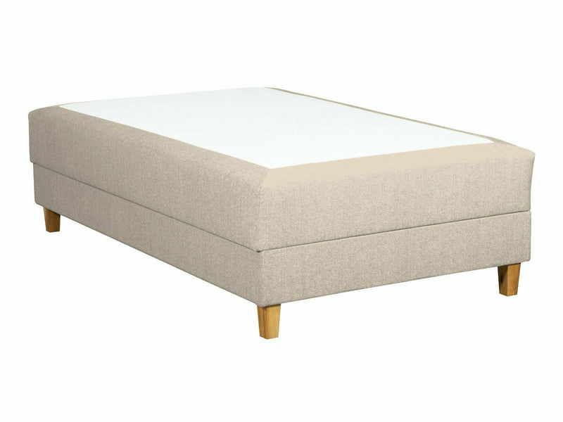 UINU Comfort runkopatja beige vuodevaatelaatikolla 80x200 cm
