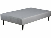 Basic runkopatja harmaa bonnell-jousitus eri mitoissa 80x200 cm