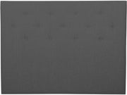 UINU sängynpääty Ultra Fame beige kangas 80 cm leveä pehmustettu sängynpääty