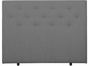 UINU Classic Fame sängynpääty vaaleanharmaa kangas 80 cm