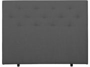 UINU Classic Fame sängynpääty vaaleanharmaa kangas 80 cm