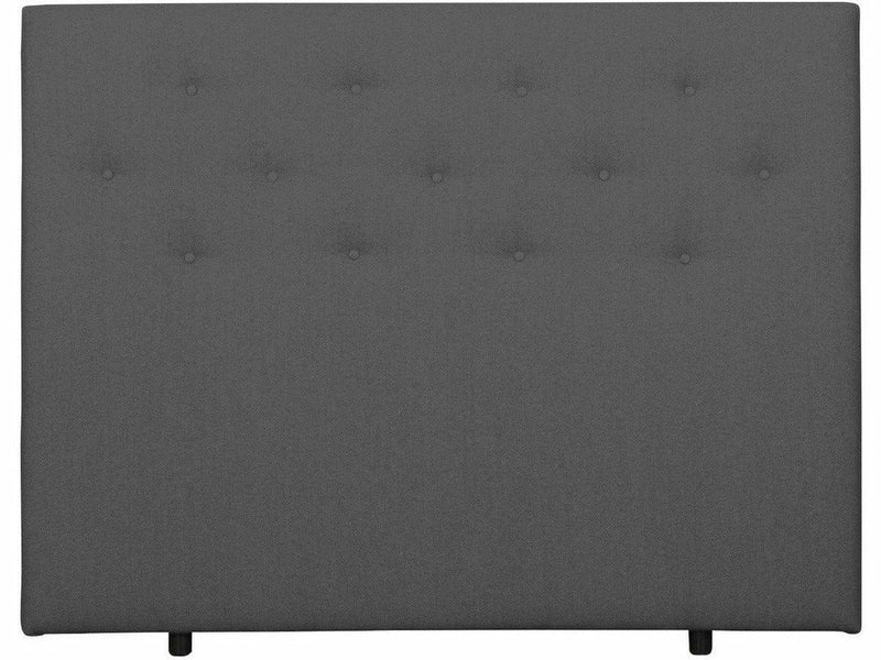 UINU Classic Fame sängynpääty vaaleanharmaa kangas 80 cm