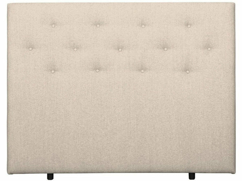 UINU Classic Fame sängynpääty vaaleanharmaa kangas 80 cm