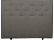 UINU Classic Fame sängynpääty vaaleanharmaa kangas 80 cm