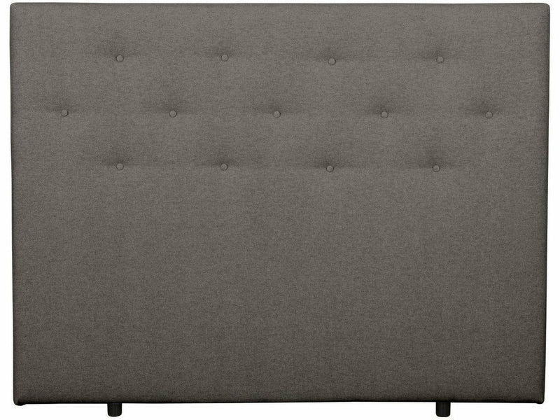 UINU Classic Fame sängynpääty vaaleanharmaa kangas 80 cm