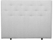 UINU Classic Fame sängynpääty vaaleanharmaa kangas 80 cm