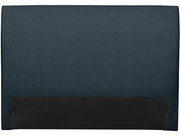 UINU sängynpääty Modern Stella sininen kangas 80 cm