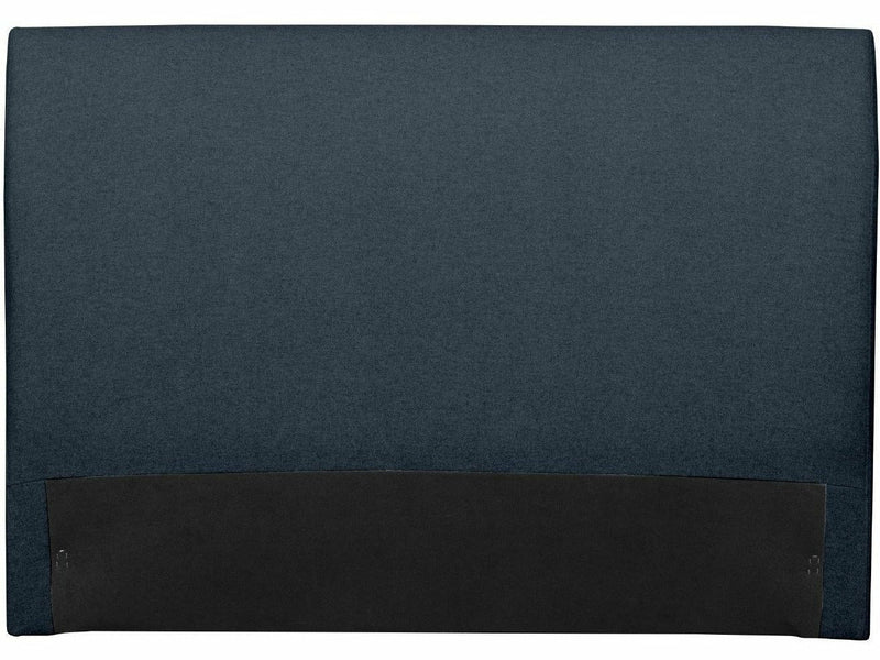 UINU sängynpääty Modern Stella sininen kangas 80 cm