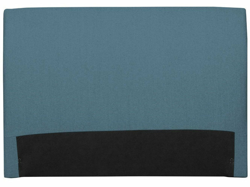 UINU sängynpääty Modern Stella sininen kangas 80 cm