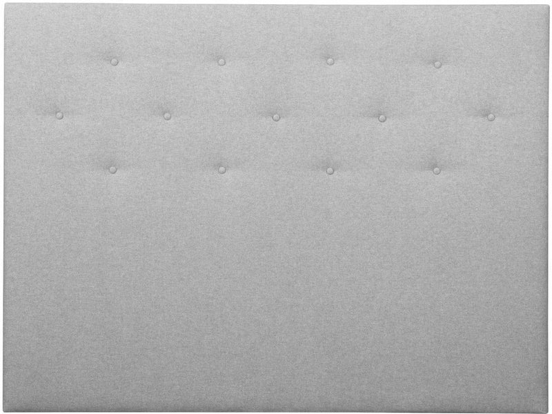 UINU sängynpääty Ultra Stella vaaleanharmaa kangas 80 cm