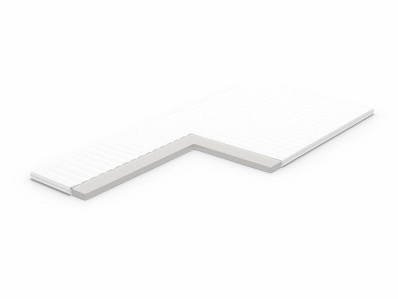 UINU Basic 5 cm sijauspatja valkoinen vaahtomuovi 80x200 cm