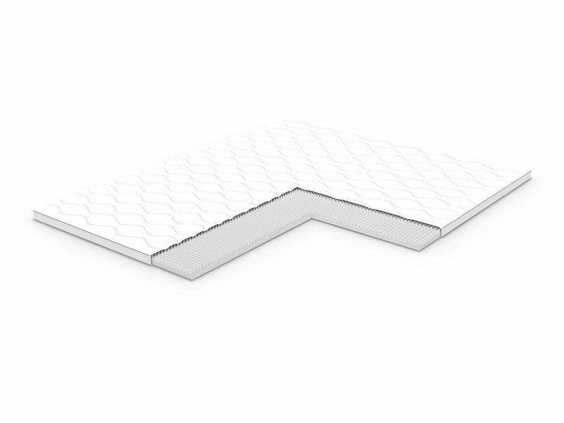 UINU Comfort 8cm sijauspatja valkoinen vaahtomuovi 80x200 cm