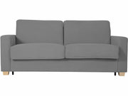 OLO Amanda Extra 2-istuttava vuodesohva beige kangas minimalistinen design