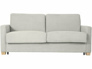 OLO Amanda Light 2-istuttava vuodesohva beige kangas minimalistinen design
