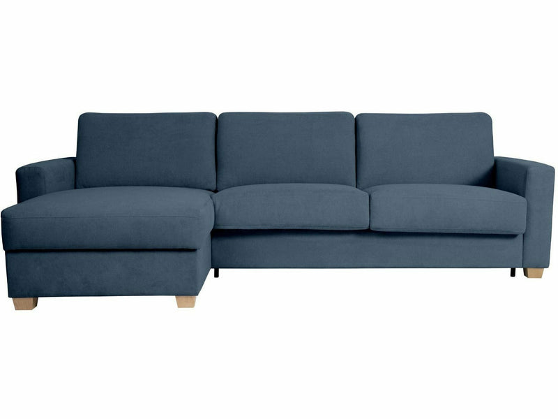 OLO Amanda Extra divaanivuodesohva vasen tummanharmaa kangas moderni design