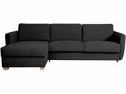 OLO Amanda Modern divaanivuodesohva vasen vaaleanharmaa kangas moderni design