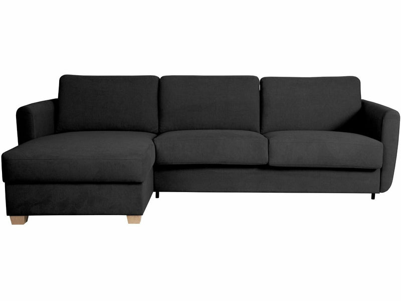 OLO Amanda Modern divaanivuodesohva vasen vaaleanharmaa kangas moderni design