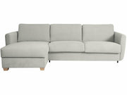 OLO Amanda Modern divaanivuodesohva vasen vaaleanharmaa kangas moderni design