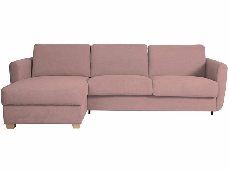 OLO Amanda Modern divaanivuodesohva vasen vaaleanharmaa kangas moderni design