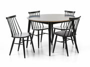 MAKU Kiwi Classic 4 ruokailuryhmä musta moderni design