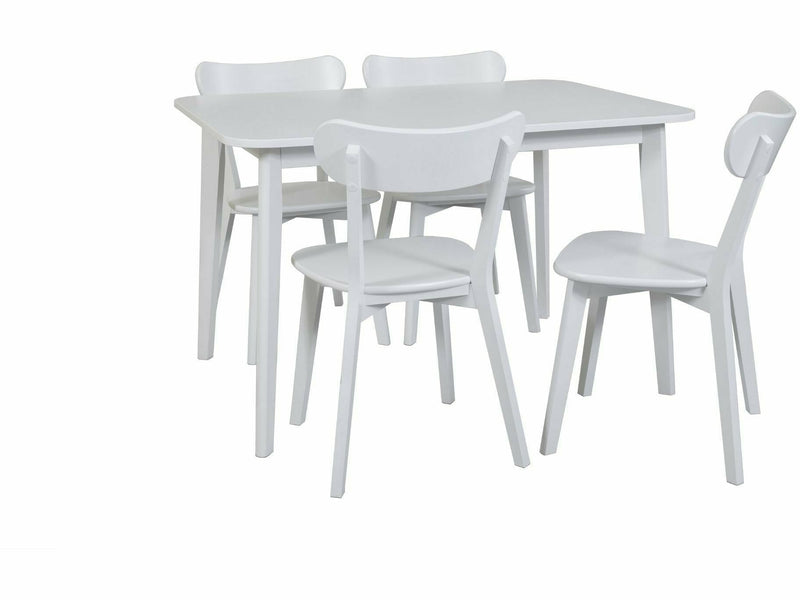 MAKU Mango 4 ruokailuryhmä valkoinen moderni design