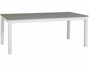 Anis 6 ruokapöytä valkoinen ja harmaa moderni design