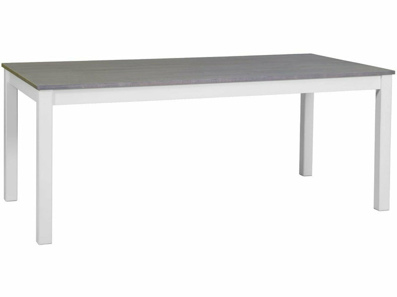 Anis 6 ruokapöytä valkoinen ja harmaa moderni design