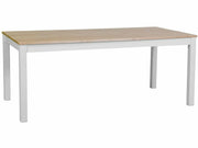 Anis 6 ruokapöytä valkoinen ja harmaa moderni design