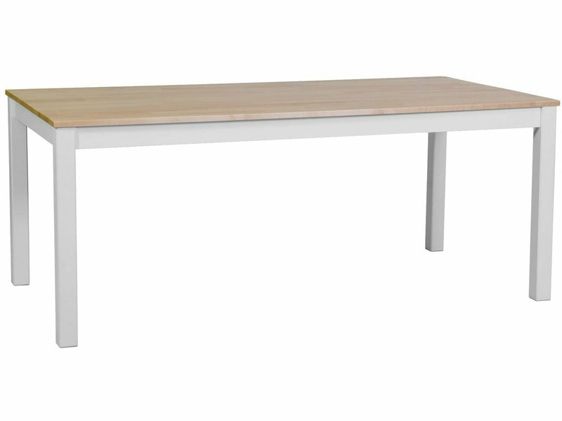 Anis 6 ruokapöytä valkoinen ja harmaa moderni design