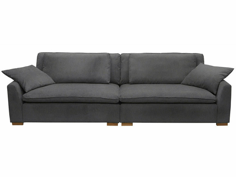 OLO Lora 3-istuttava sohva beige Inari kangas pehmeä muotoilu