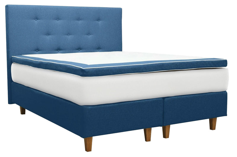 UINU Premium Jasmin jenkkisänkysetti beige Inari-kangas päädyllä 160x200 cm