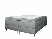 UINU Premium Compact jenkkisänkysetti harmaa Inari-kangas 160x200 cm