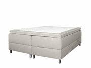 UINU Premium Compact jenkkisänkysetti harmaa Inari-kangas 160x200 cm