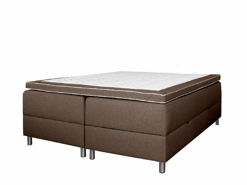 UINU Premium Compact jenkkisänkysetti harmaa Inari-kangas 160x200 cm