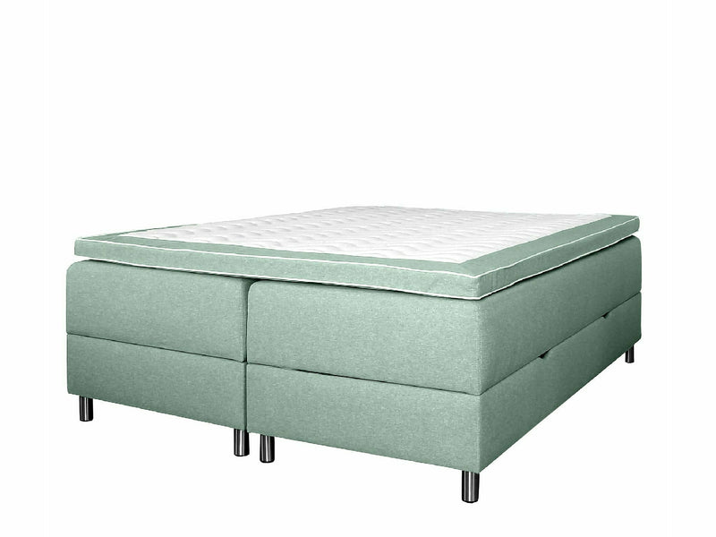 UINU Premium Compact jenkkisänkysetti harmaa Inari-kangas 160x200 cm