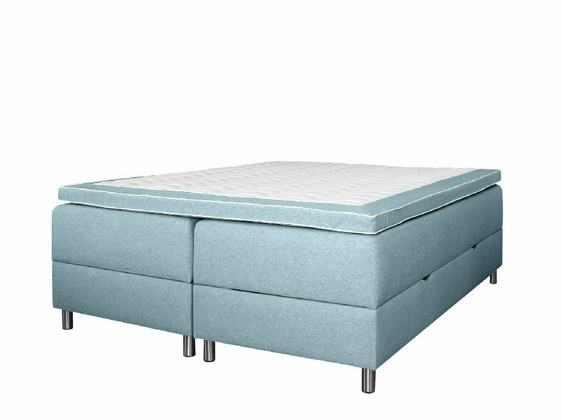 UINU Premium Compact jenkkisänkysetti harmaa Inari-kangas 160x200 cm