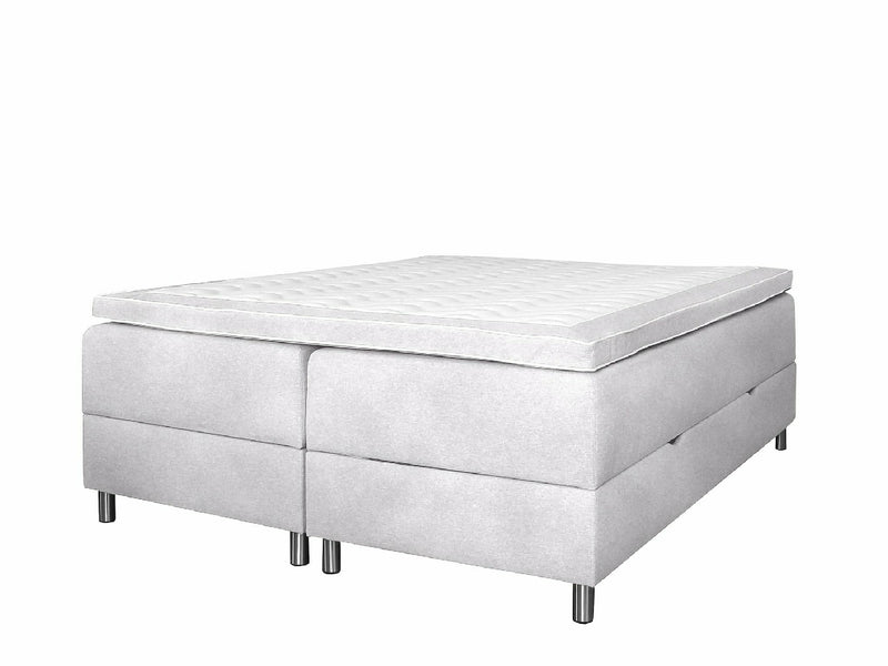 UINU Premium Compact jenkkisänkysetti harmaa Inari-kangas 160 x 200 cm