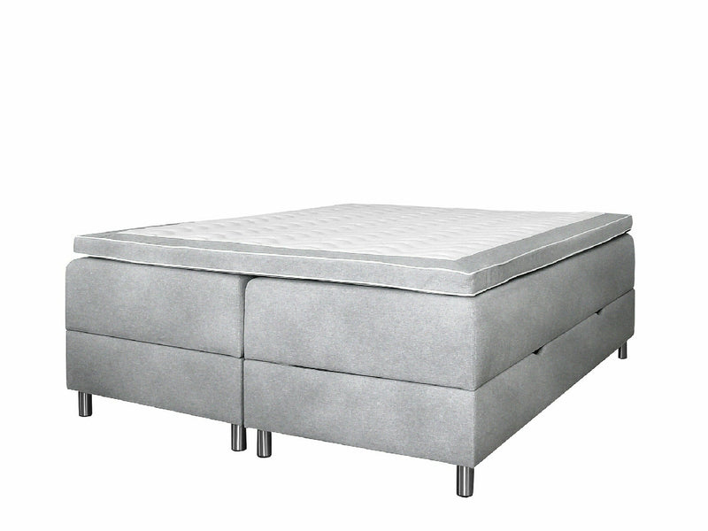 UINU Premium Compact jenkkisänkysetti harmaa Inari-kangas 160x200 cm