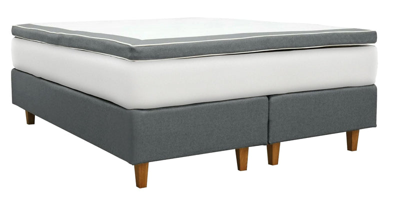 UINU Premium Jasmin jenkkisänkysetti tummanharmaa Monolith-kangas 160x200 cm