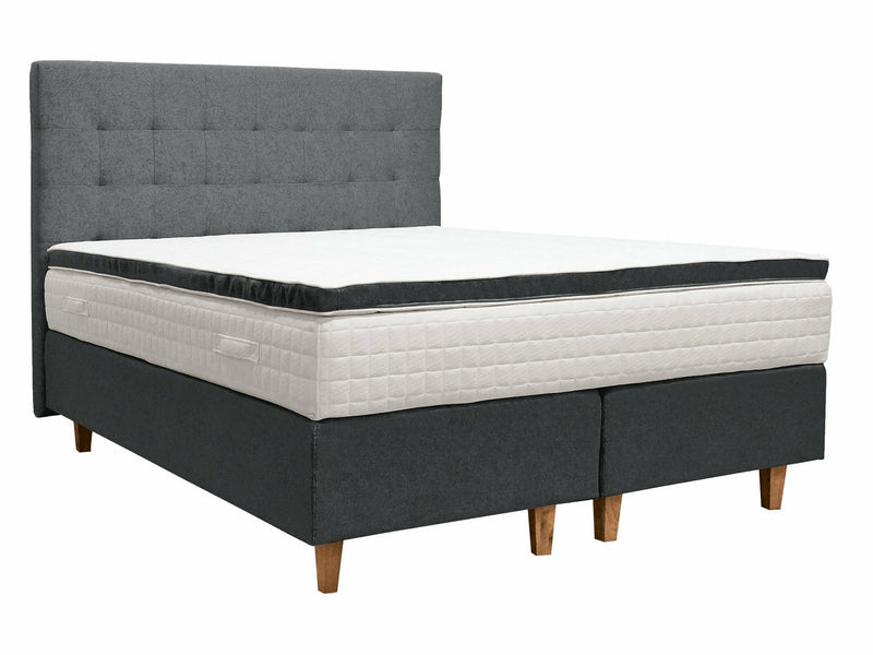 UINU Premium+ Viola jenkkisänkysetti tummanharmaa Monolith-kangas päädyllä