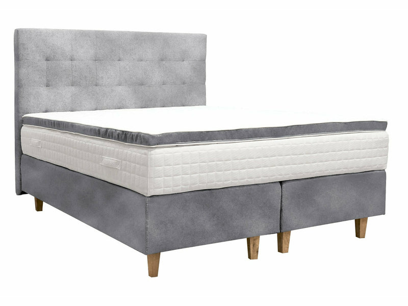 UINU Premium+ Viola jenkkisänkysetti tummanharmaa Monolith-kangas päädyllä