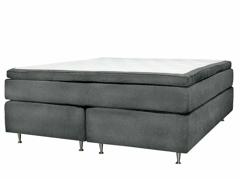 UINU Premium+ Fashion jenkkisänkysetti tummanharmaa kangas 160 x 200 cm