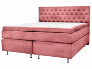 UINU Premium+ Fashion jenkkisänkysetti vaaleanpunainen persikka päädyllä 160x200 cm