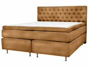 UINU Premium+ Fashion jenkkisänkysetti vaaleanpunainen persikka kangas päädyllä 160x200 cm