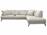 OLO Wave oikea kulmasohva beige Inari-kangas moderni muotoilu